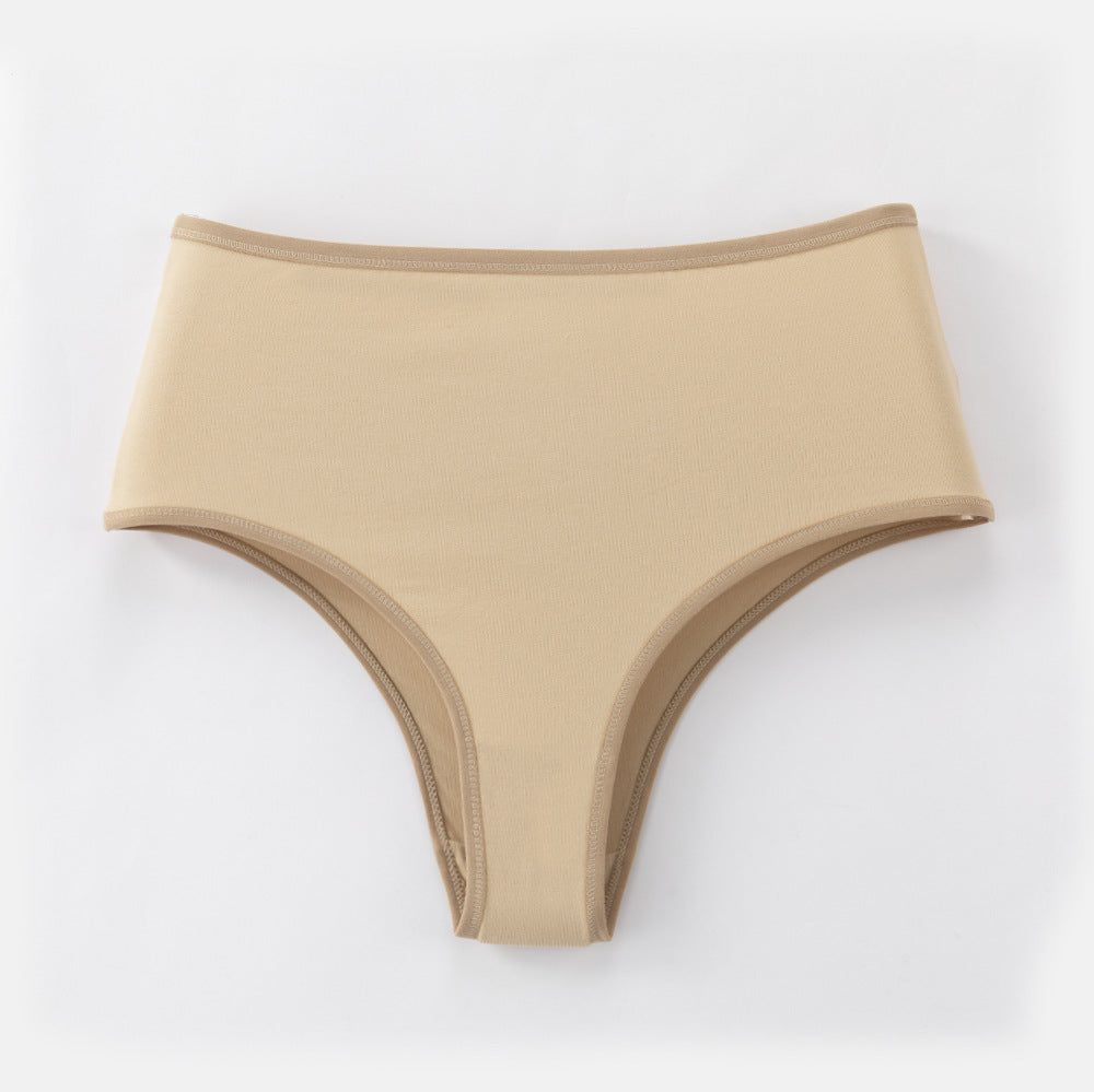 High Waisted Large Size Cotton High Quality Tummy Tightening Triangle Panties