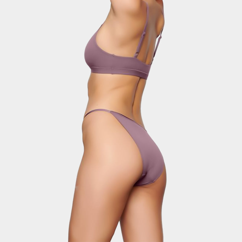 Bikini Women's Triangles Low Rise Thong Panties
