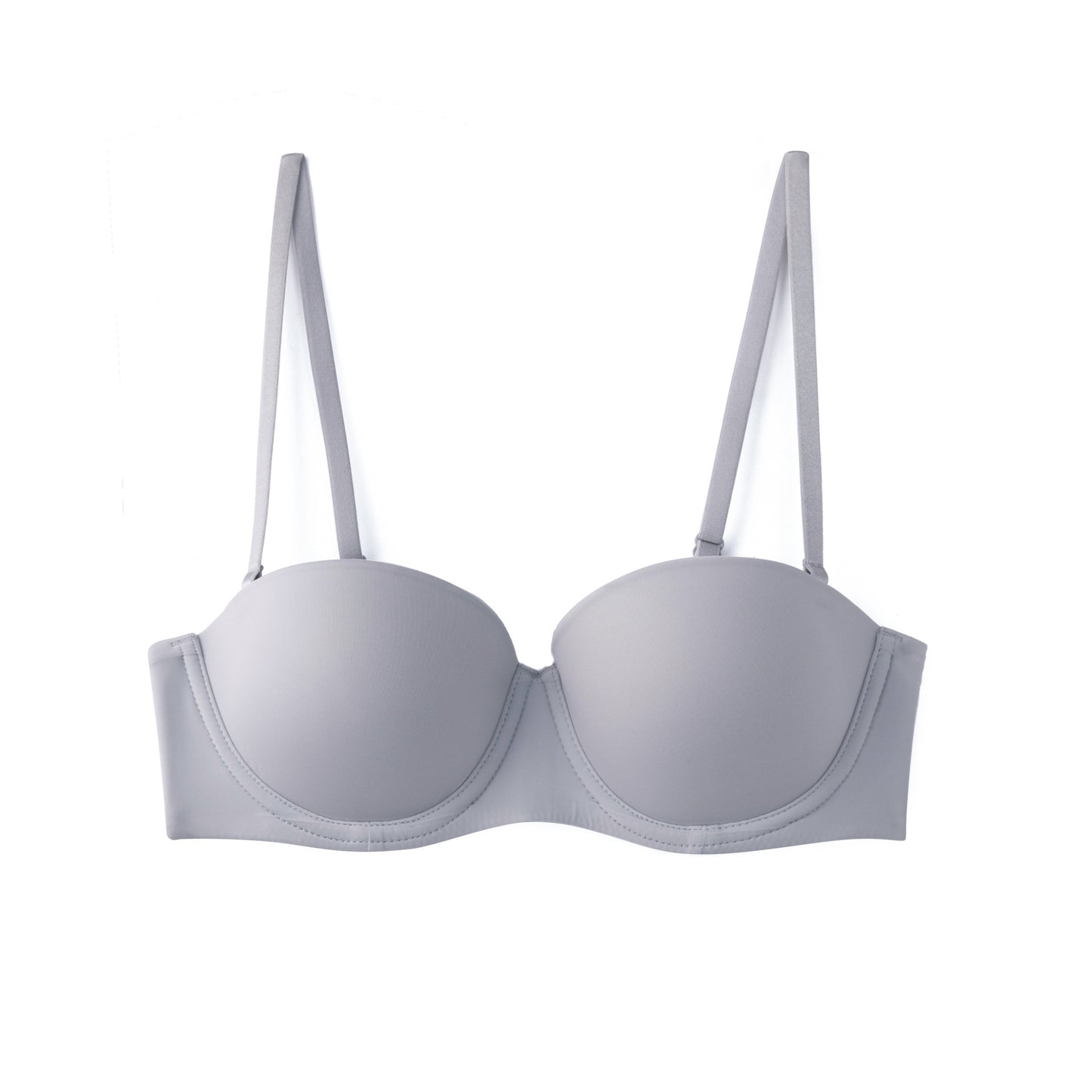 Half Cup Non-marking Gathered Ultra-thin Style Bra