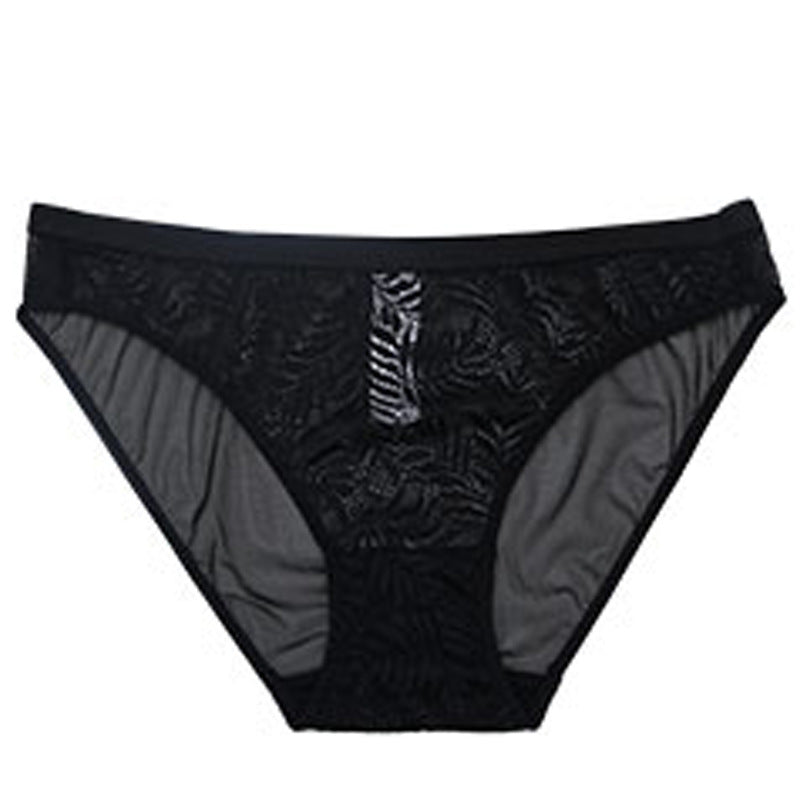 Mid-rise Breathable Hollow Out Sexy Lace Panties