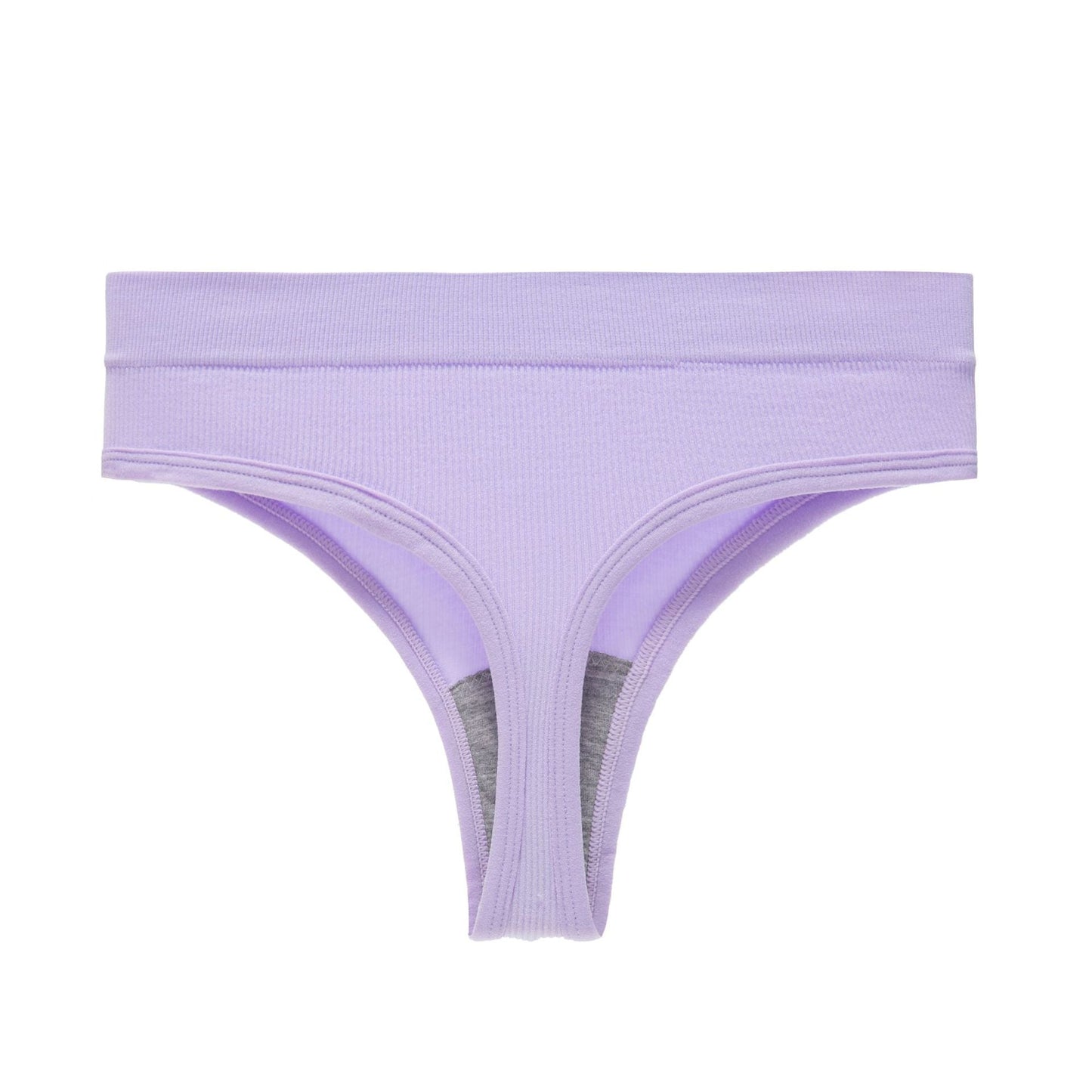 Yoga Seamless Threaded Mid-Low Waist Sexy Cotton Gear Sports Triangle Inner T Panties