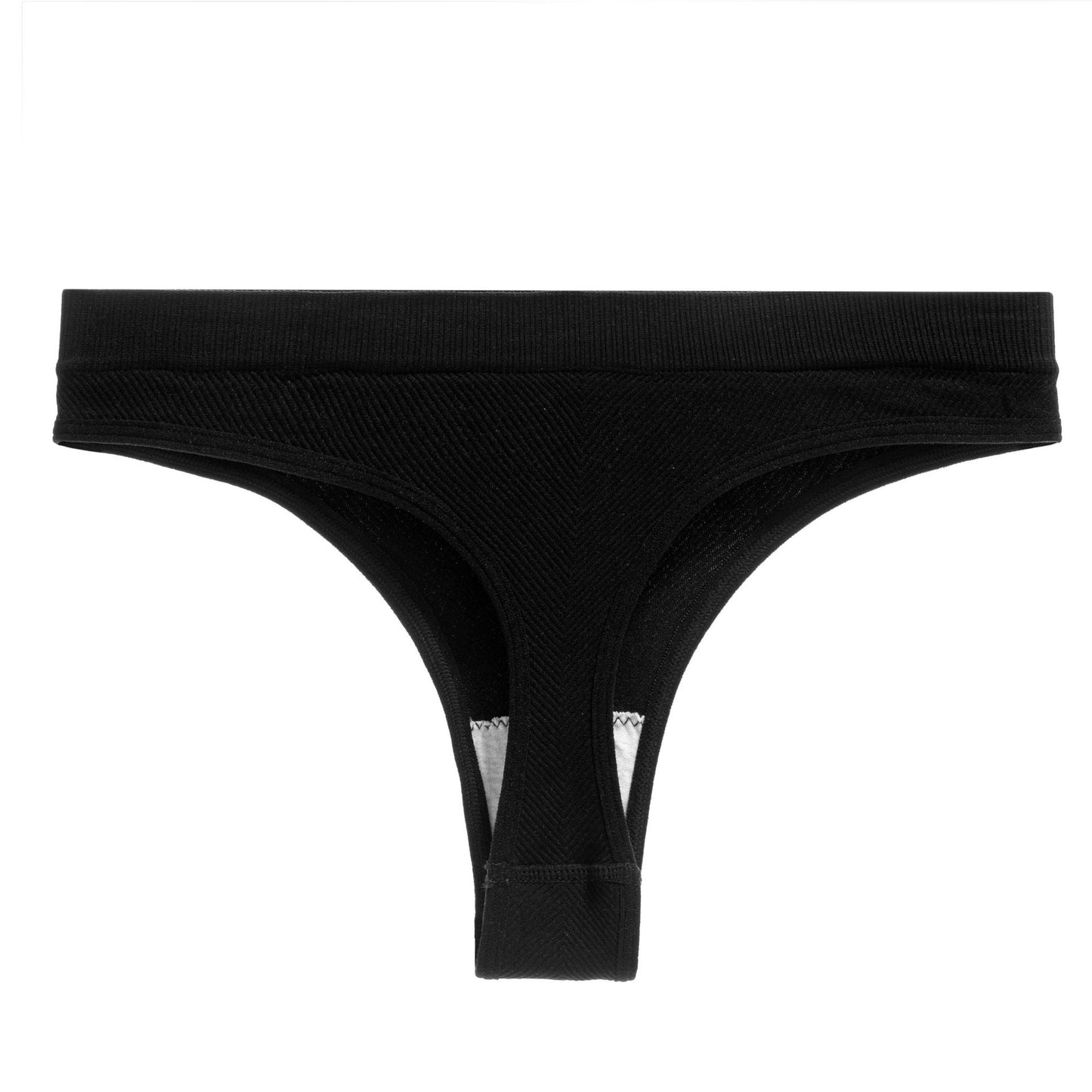 Plus Size Sexy Panties Sports Thong Threaded Solid Color Panties