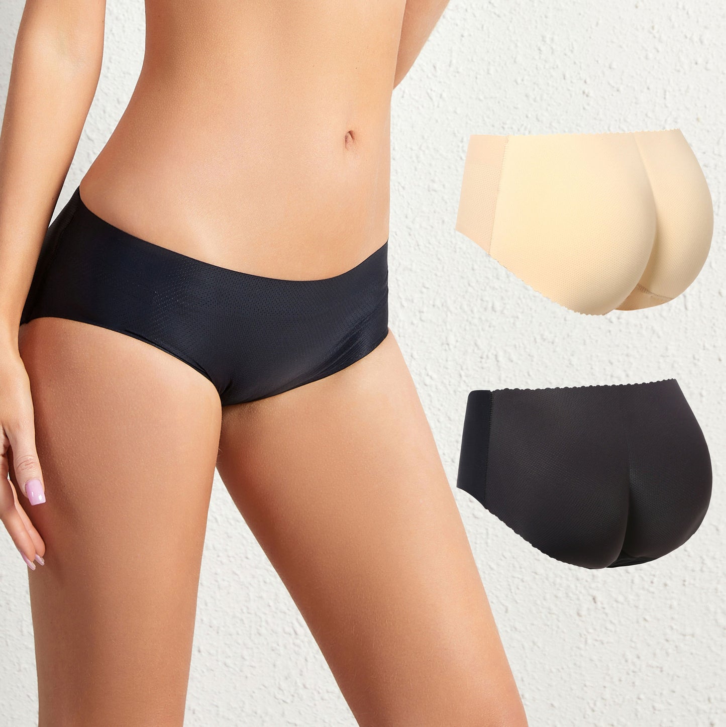 Low Waisted Hip Lift Sponge Buttock Enhancement Panties