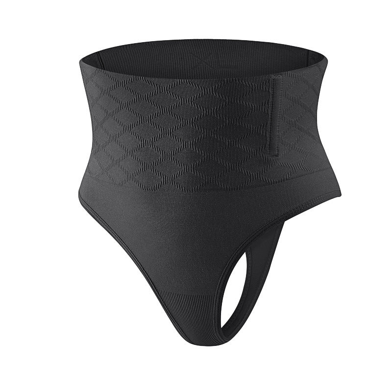 High-Waisted Body Shaping Tummy Tightening  Hip Lifting Thong Panties