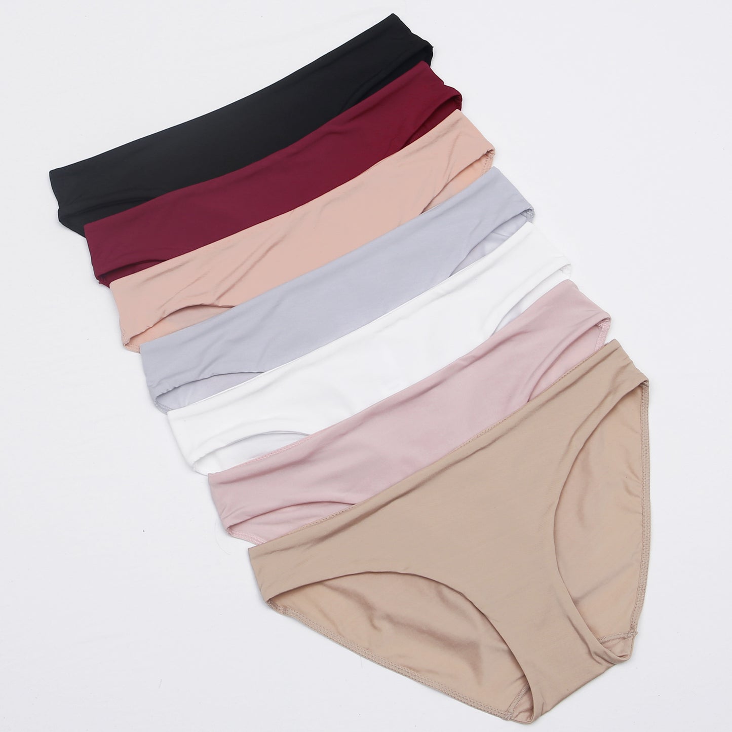 Thin Simple Large Size Medium Waisted Triangle Panties