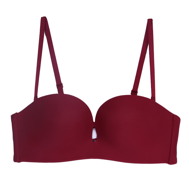 Comfortable Bandeau Bra with Soft Underwire