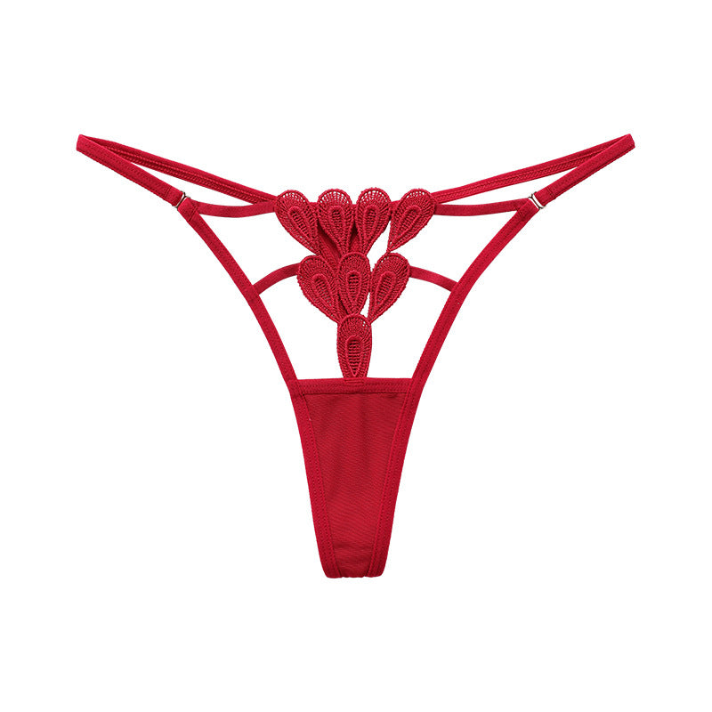 Lace Sexy Erotic Spaghetti Strap Tempting Thong Panties