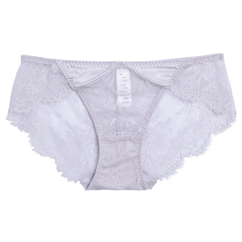 Sexy Mid-rise Pure Lust Mesh Breathable Lace Panties