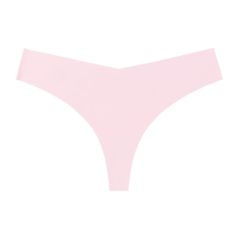 Chic Heartline Print Low-Rise T-Back Thong Panties