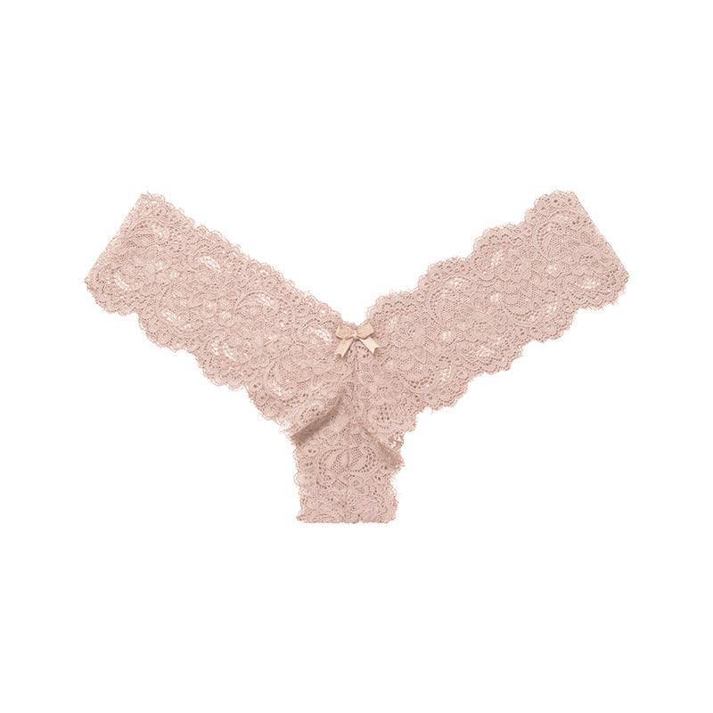 Sexy Lace Erotic See-Through Cotton Crotch Thong Panties