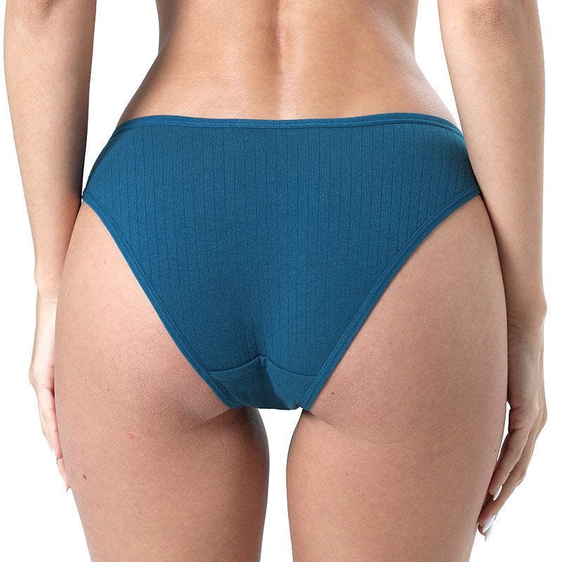 Knitted Breathable  Comfortable Cotton Low-rise Panties