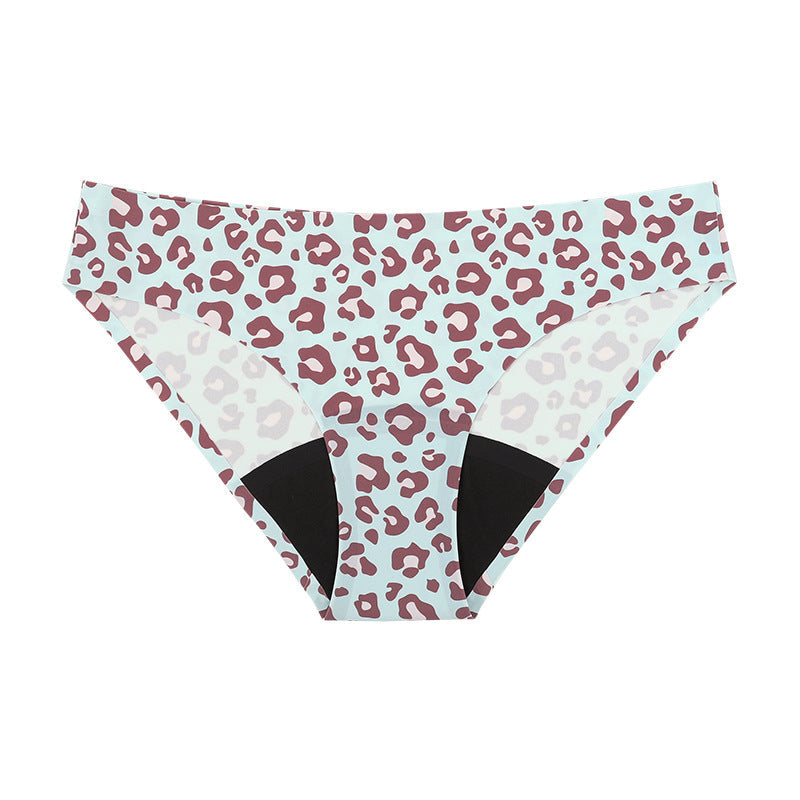 Stylish Leopard Print Low-Rise Physiological Panties
