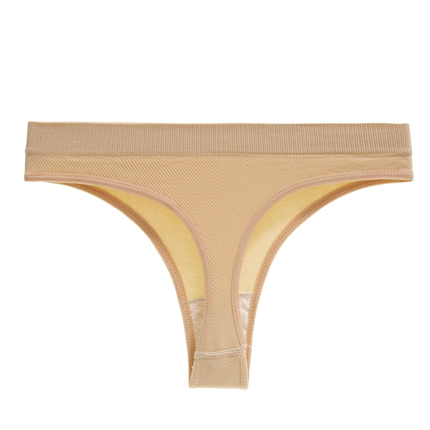 Plus Size Sexy Panties Sports Thong Threaded Solid Color Panties