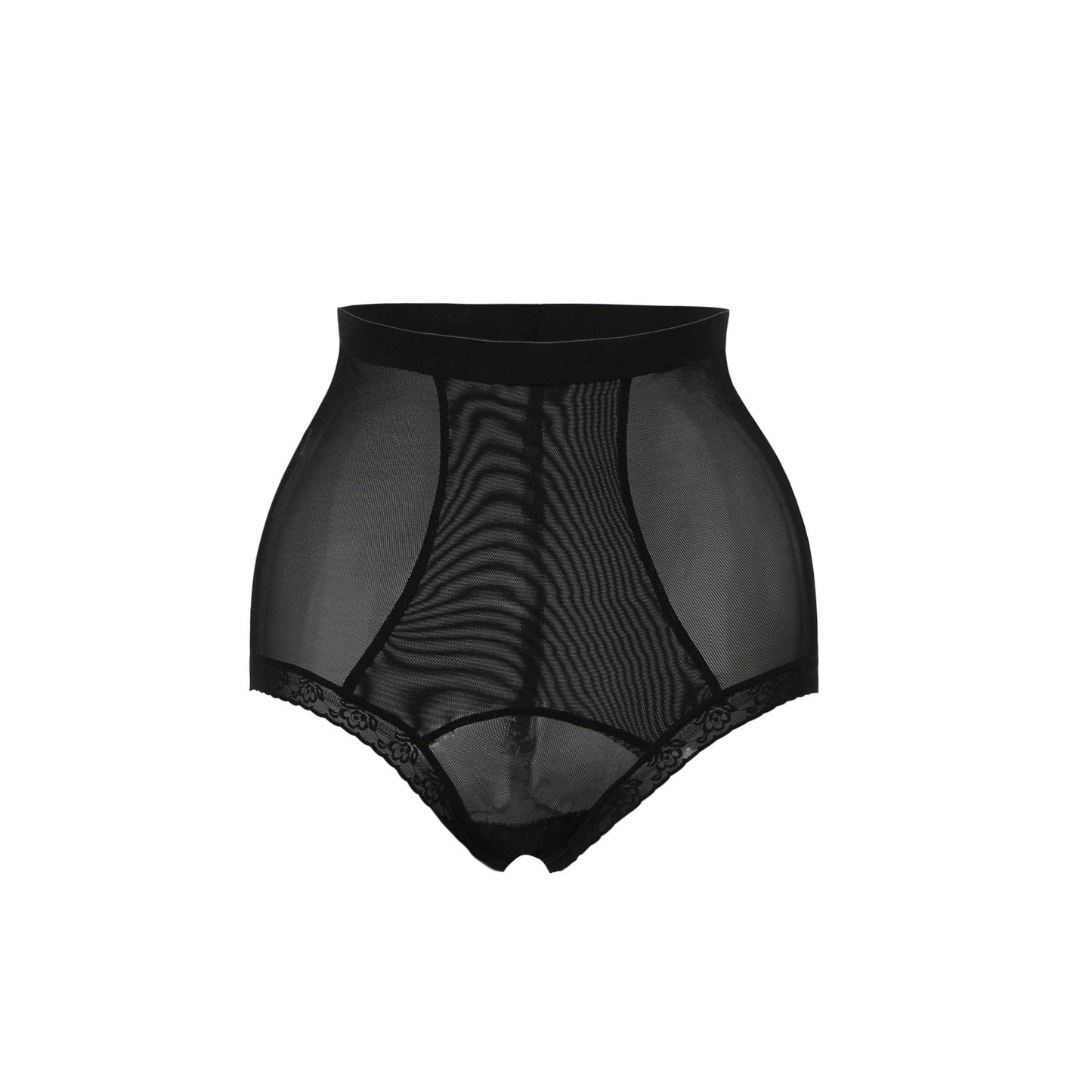 Mid-High Waist Shaping Mesh Breathable Hip Lifting Body Panties Shapewear