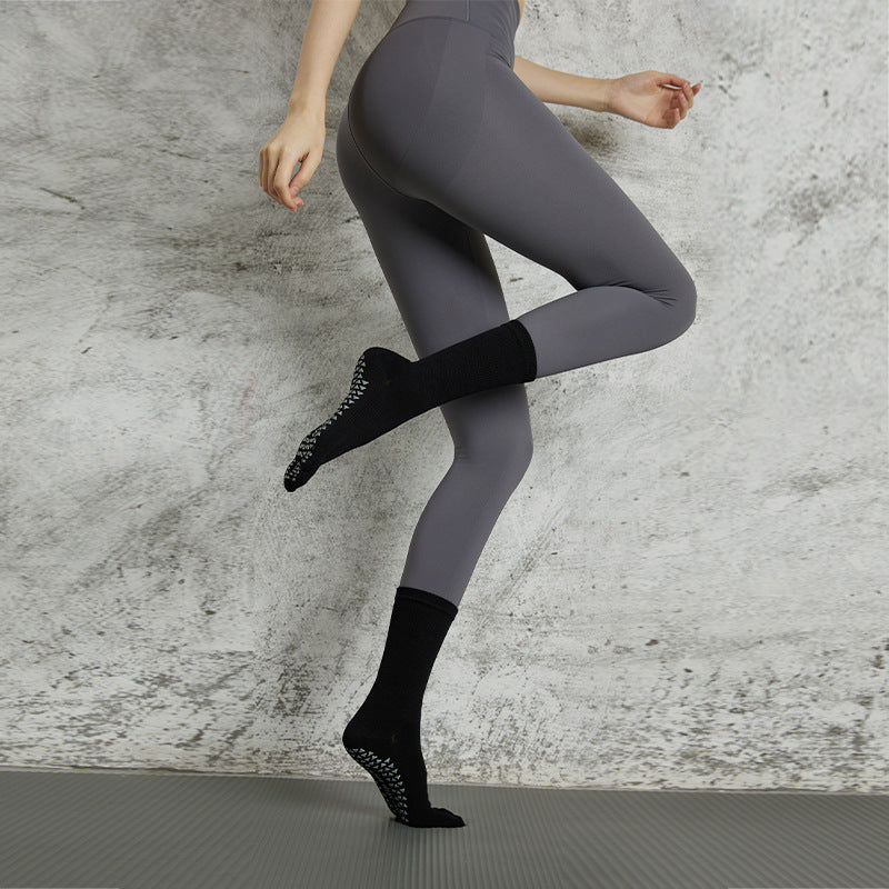 Long Yoga Sports Professional Non-slip Five Finger Socks