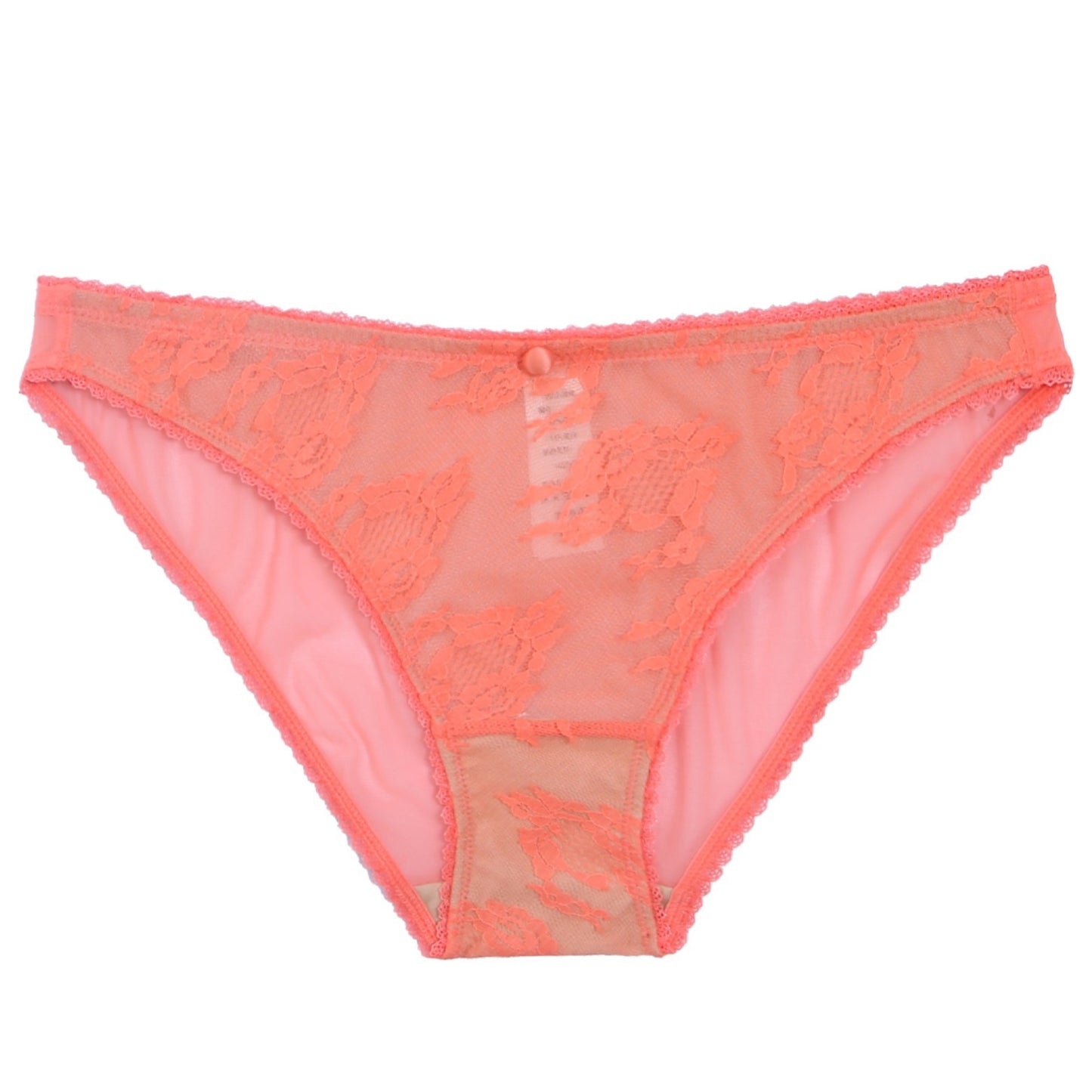 Sexy Lace Sheer Silk Thin Medium Waisted Triangle Panties