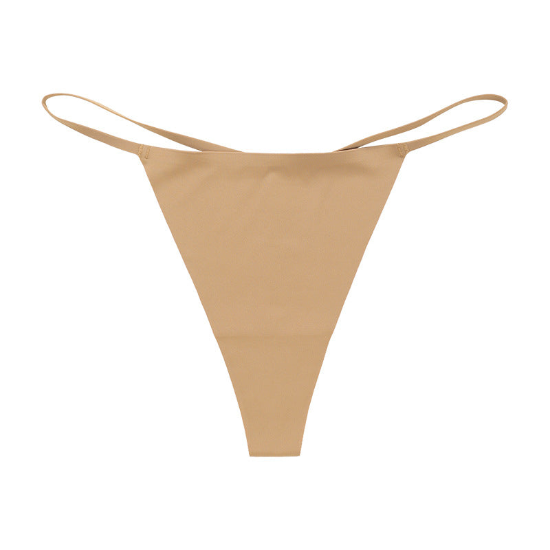 Low Rise Sexy Leopard Print Seamless One Cord Panties Thong