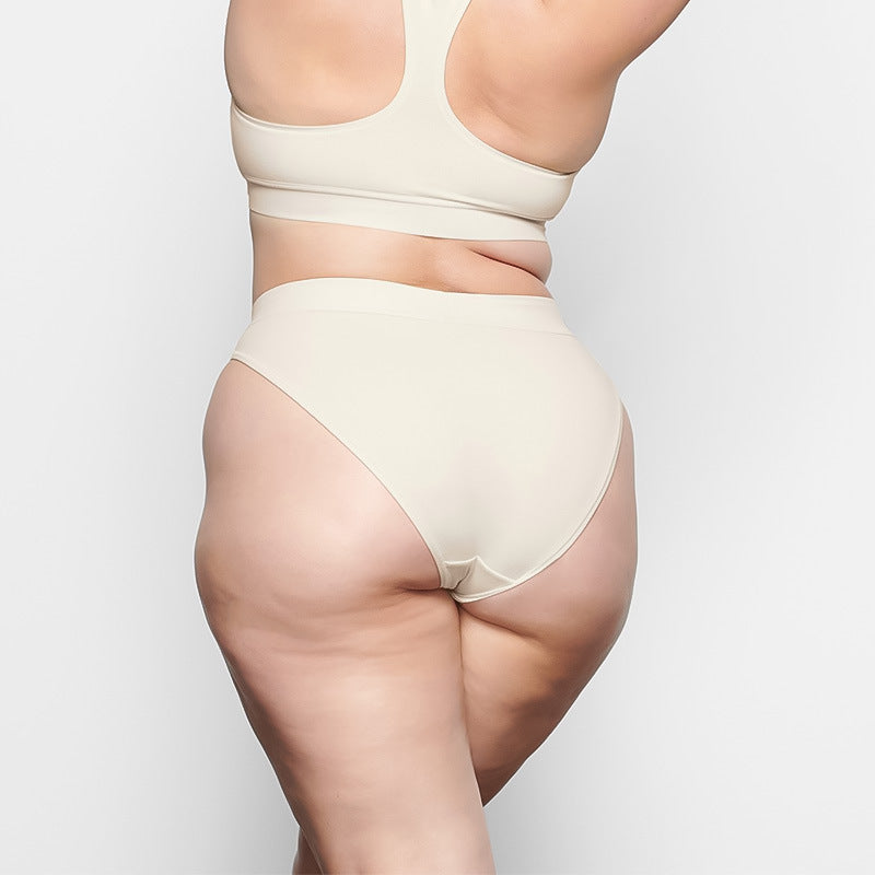 Cotton Large Size Wide Waistband Comfortable Non-Stringy Triangle Panties