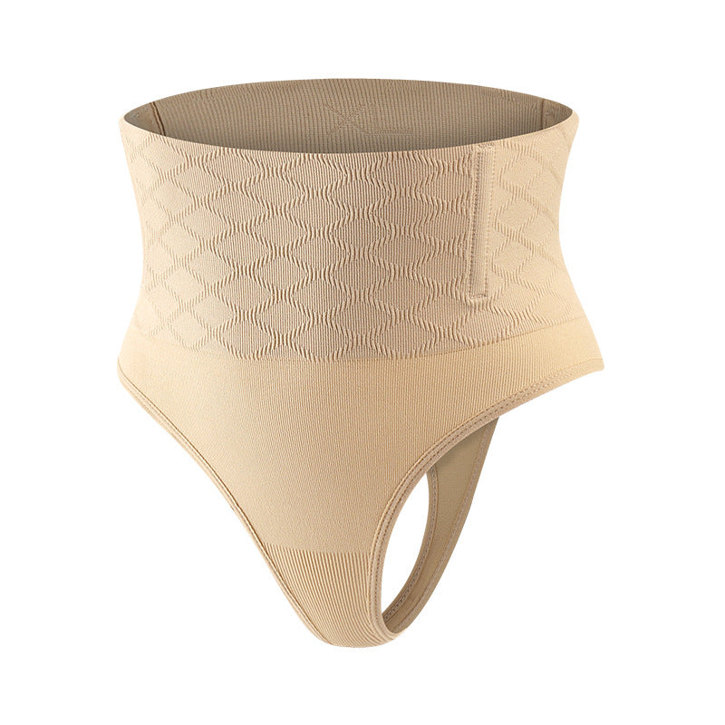 High-Waisted Body Shaping Tummy Tightening  Hip Lifting Thong Panties