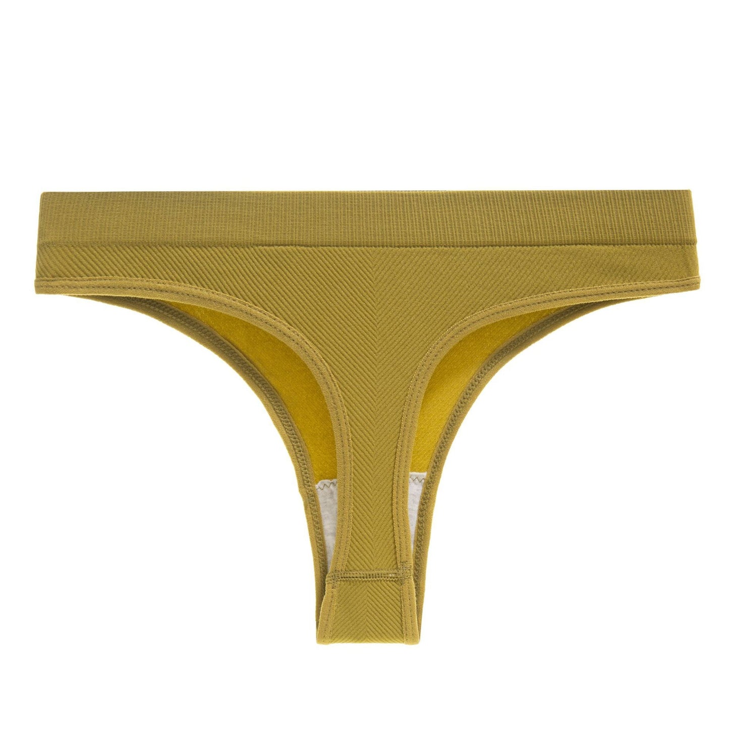 Plus Size Sexy Panties Sports Thong Threaded Solid Color Panties