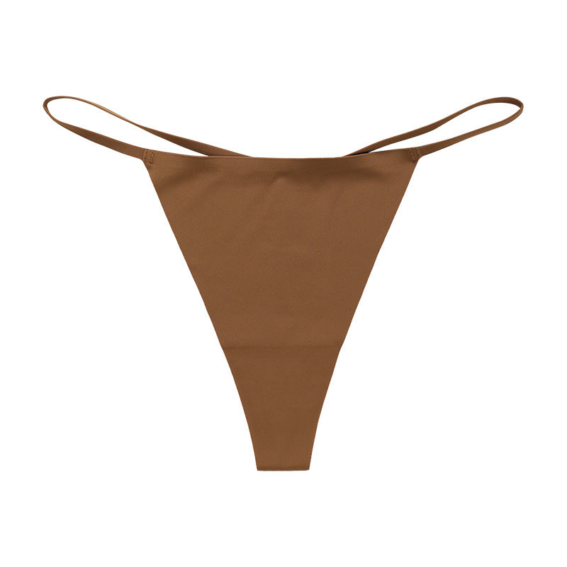 Low Rise Sexy Leopard Print Seamless One Cord Panties Thong
