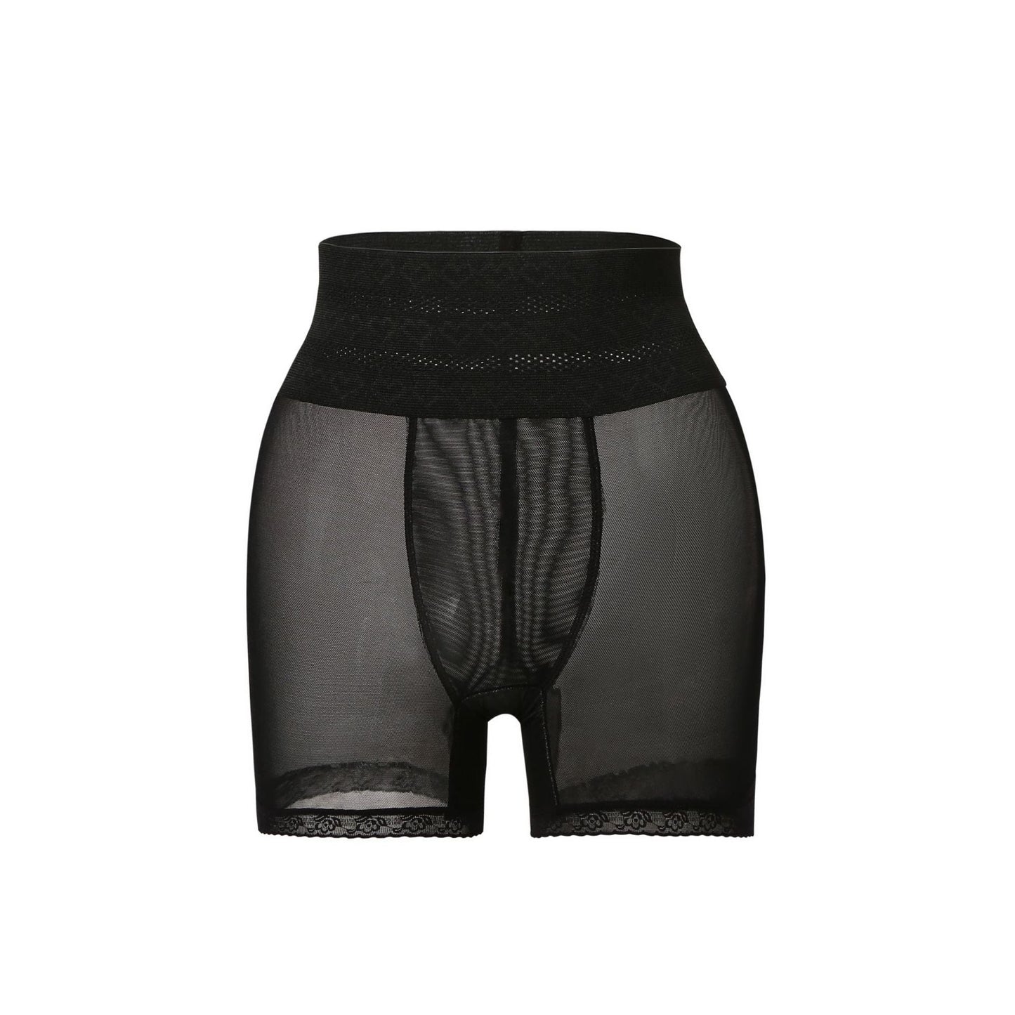 High Waist Shaping Tummy Tuck Pants Hip Lifting Mesh Bottom Panties Shapewear