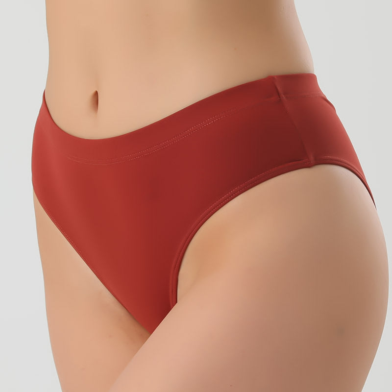Mid Waist Hip Lift Cotton Breathable Comfort Panties