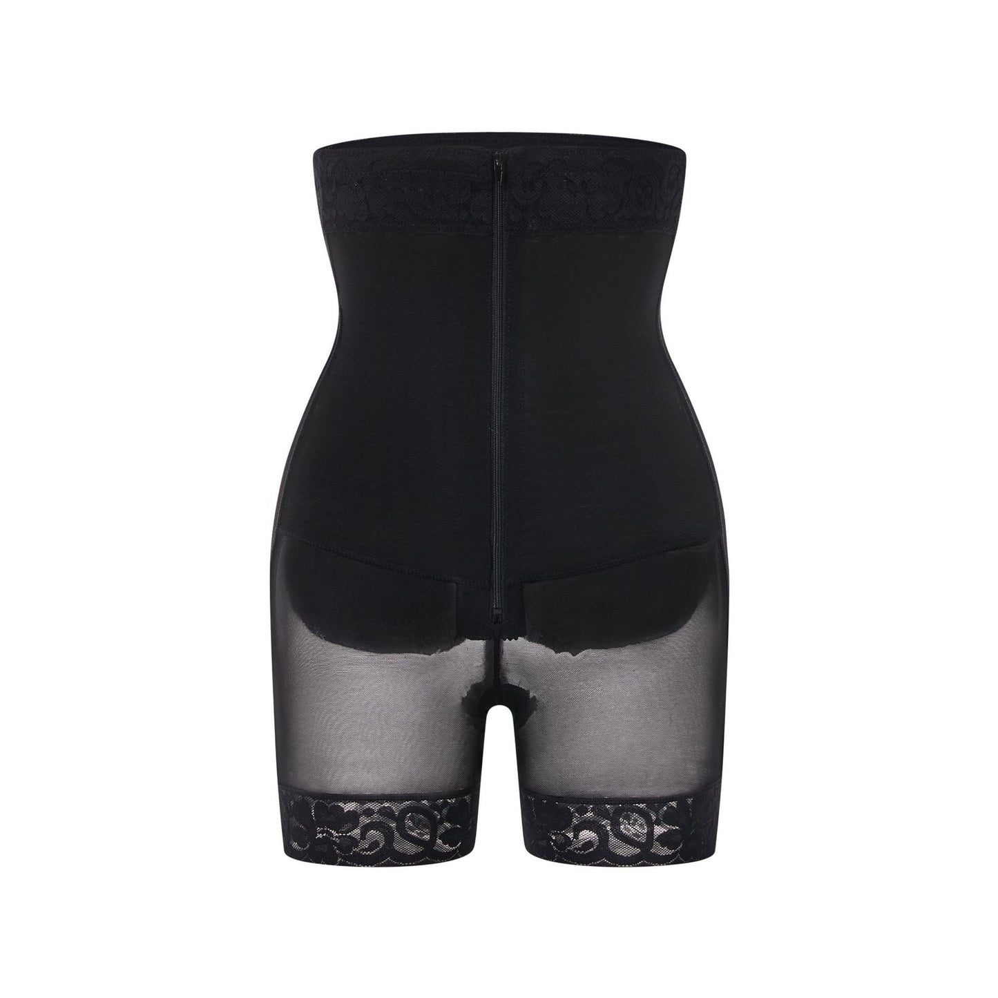 High Waisted Body Shaping Buttoned Body Zipper Tummy Tuck Pants