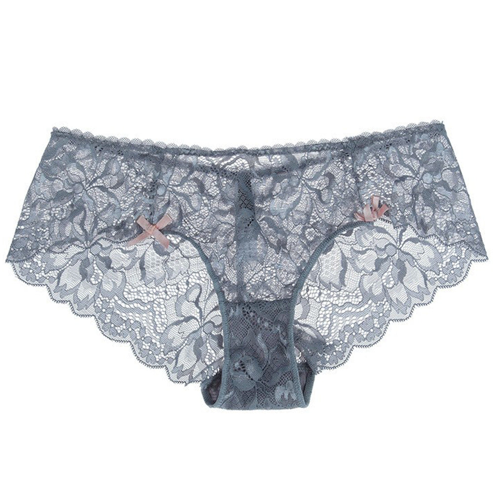 Sexy Lace Panties Ultra Thin Temptation Hip Wrap Low Waisted Triangle Pants