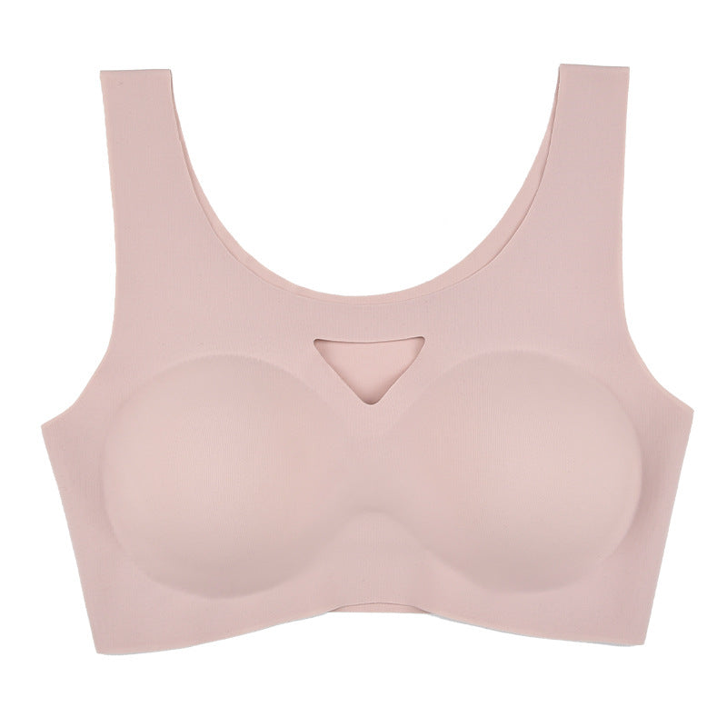 Seamless Underwear Yoga Sports Gathering Top Support Bra