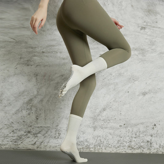 Long Yoga Sports Professional Non-slip Five Finger Socks