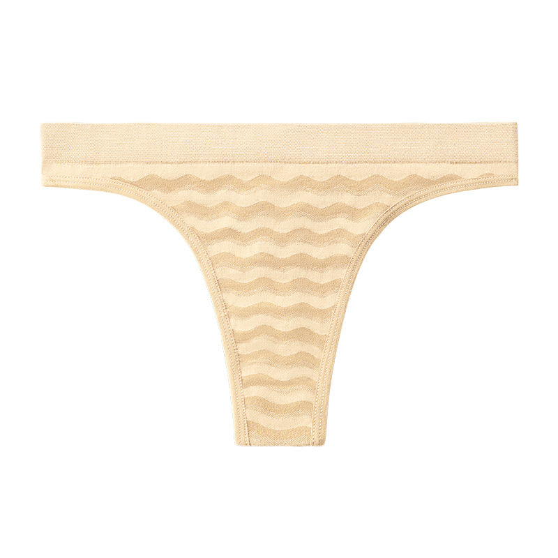 Low Rise Plus Size Comfortable Sports Thong Panties