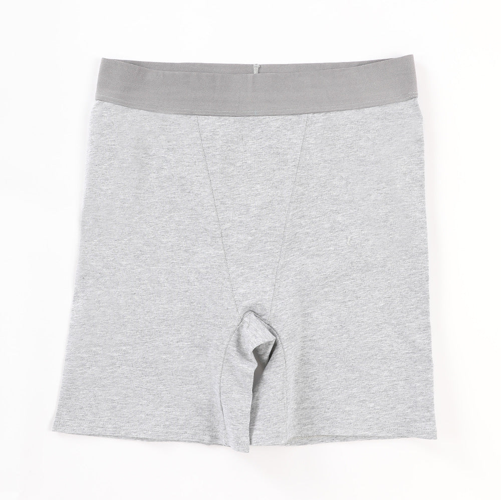Plus Size Cotton Panties Safety Pants Combed Cotton Breathable Leak Proof Boxer Briefs