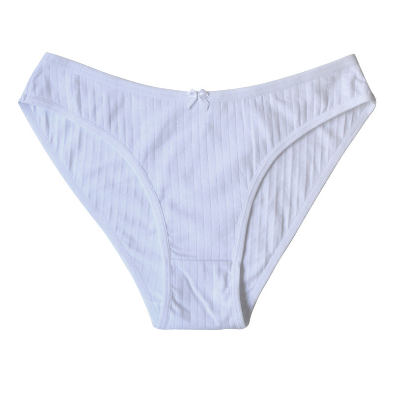 Knitted Breathable  Comfortable Cotton Low-rise Panties