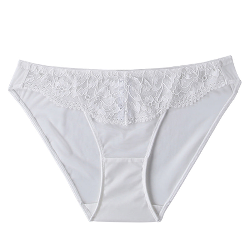 Mid-rise Lace Sexy Triangle Panties