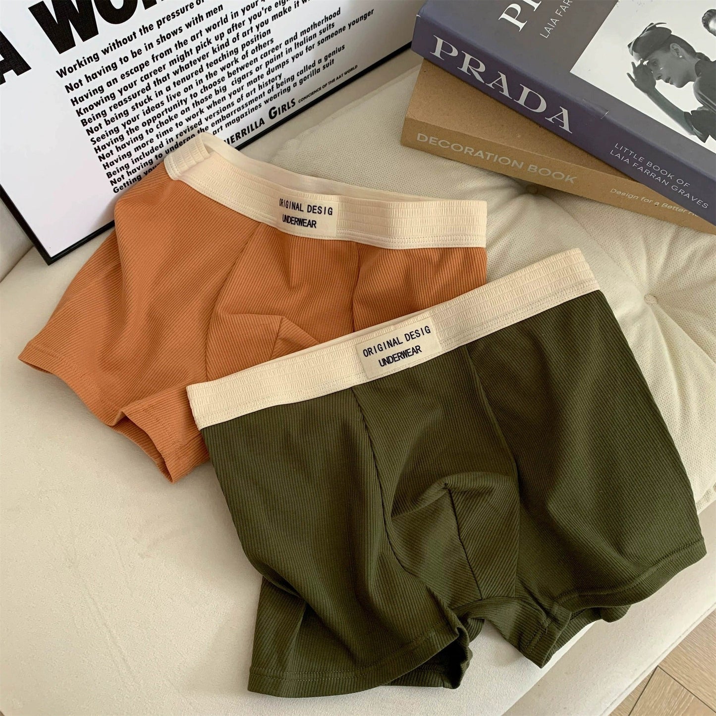 Men’s Ribbed Cotton Stylish Comfort for Everyday Wear Boxer Panties