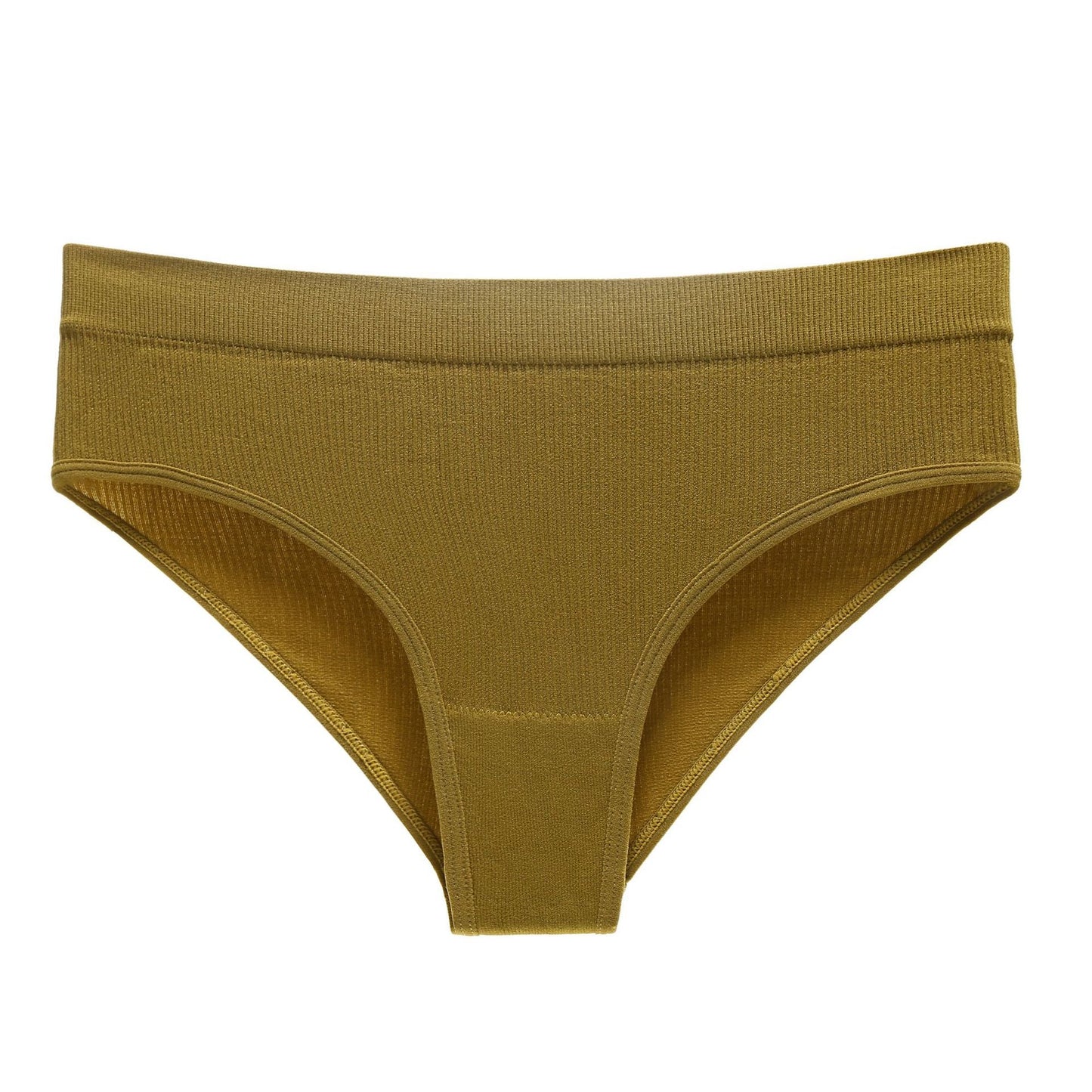 Large Size Mid Waist Sexy Triangle Pants Seamless Fitness Sports Panties