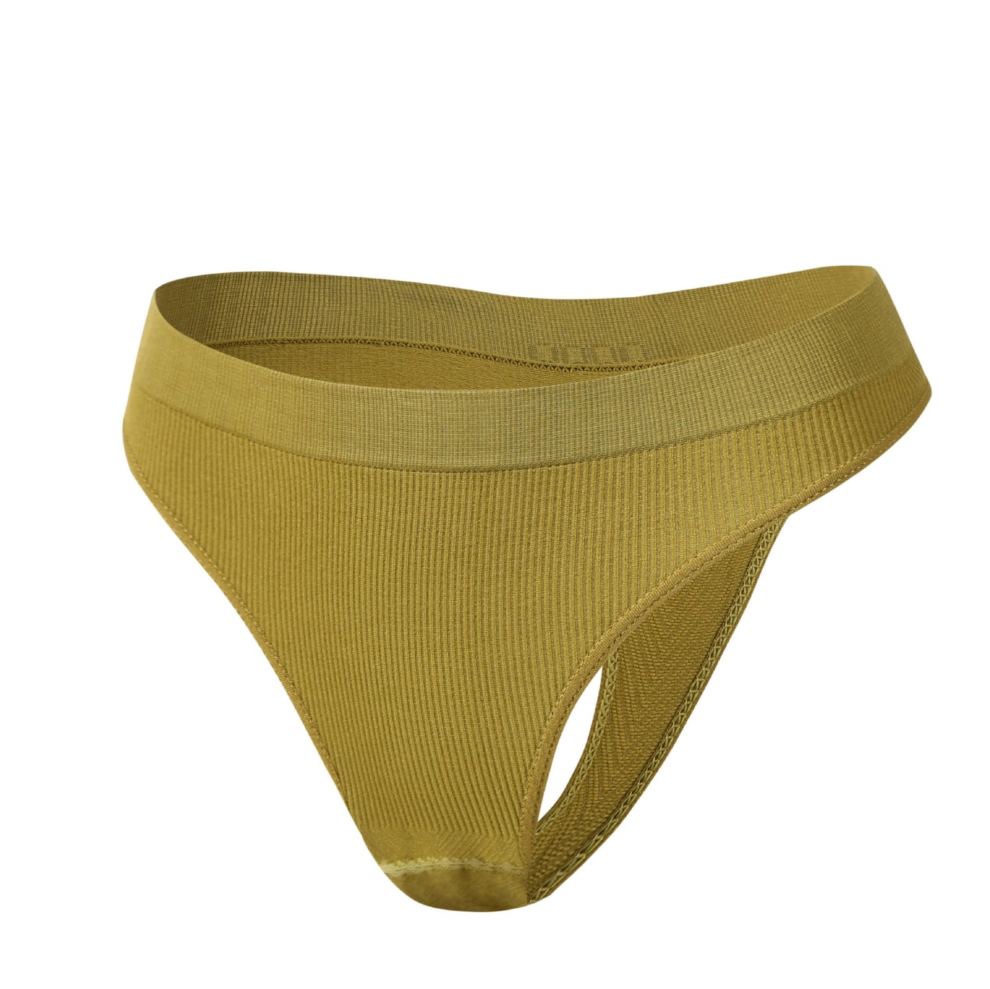 Large Size No Trace Solid Color Sexy Stretch T Panties Low Waist Panties