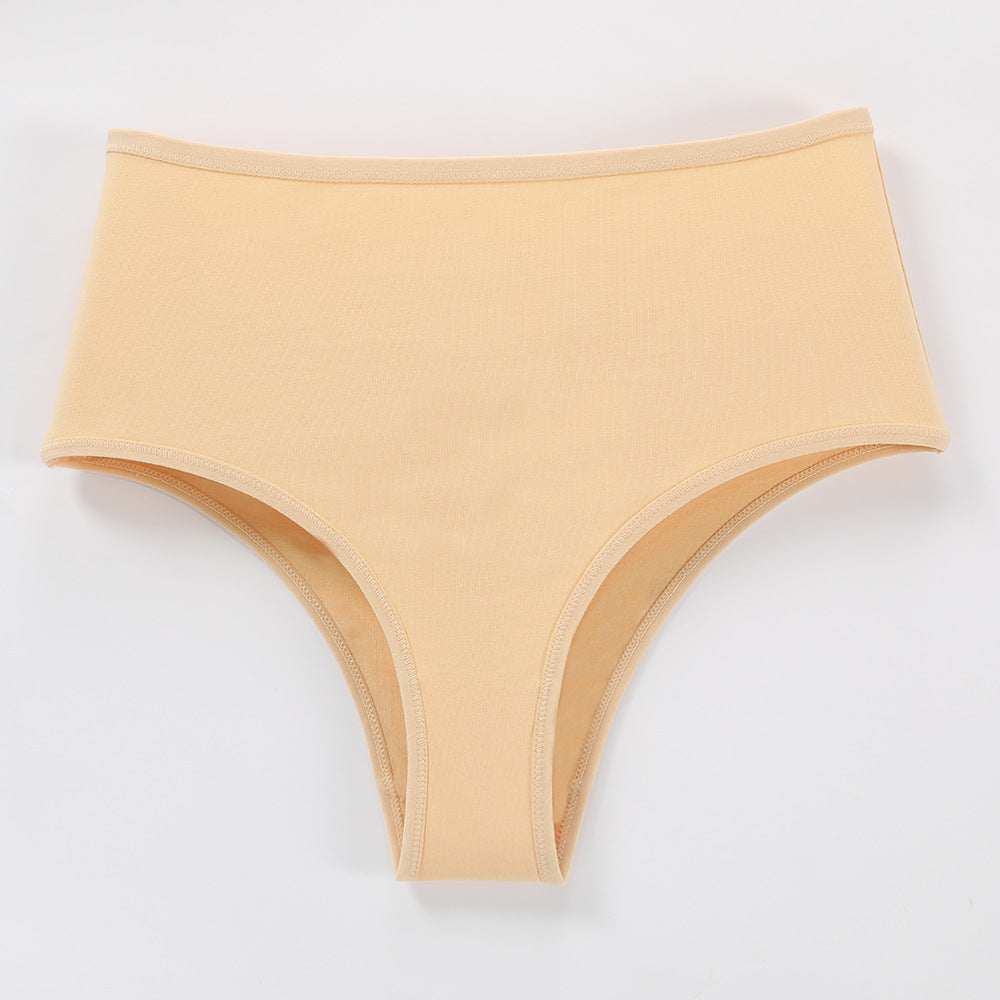 High Waisted Large Size Cotton High Quality Tummy Tightening Triangle Panties