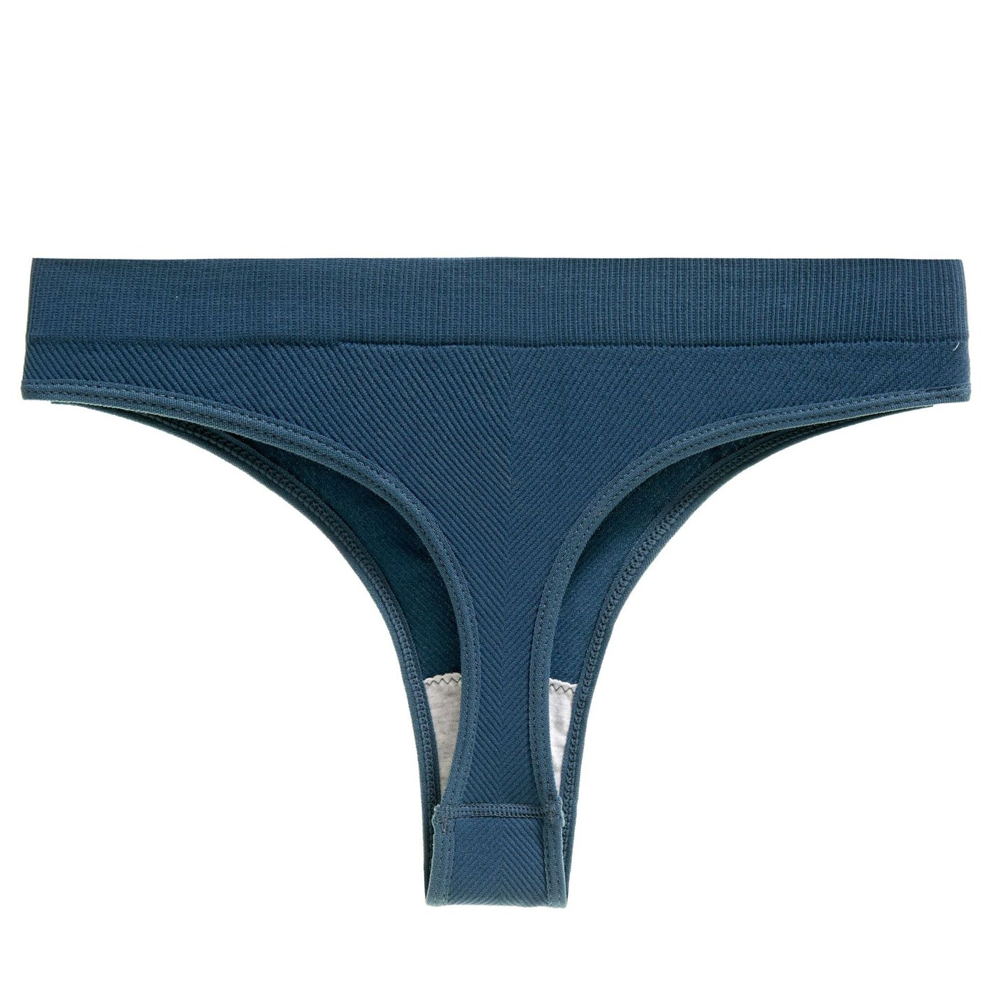 Plus Size Sexy Panties Sports Thong Threaded Solid Color Panties