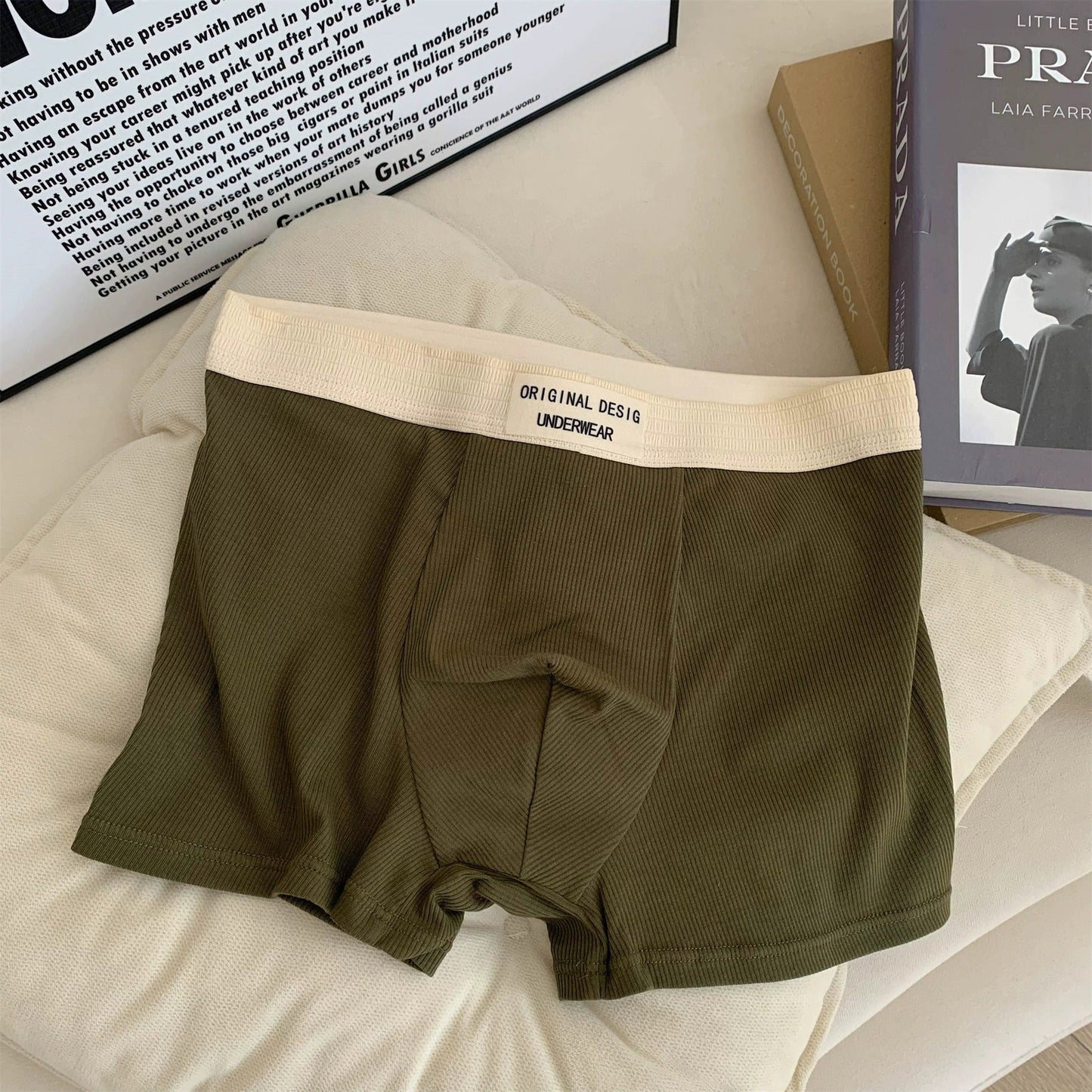 Men’s Ribbed Cotton Stylish Comfort for Everyday Wear Boxer Panties
