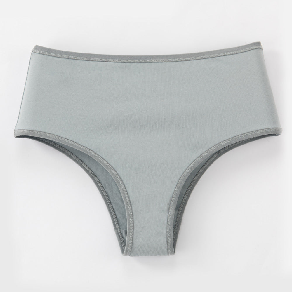 High Waisted Large Size Cotton High Quality Tummy Tightening Triangle Panties