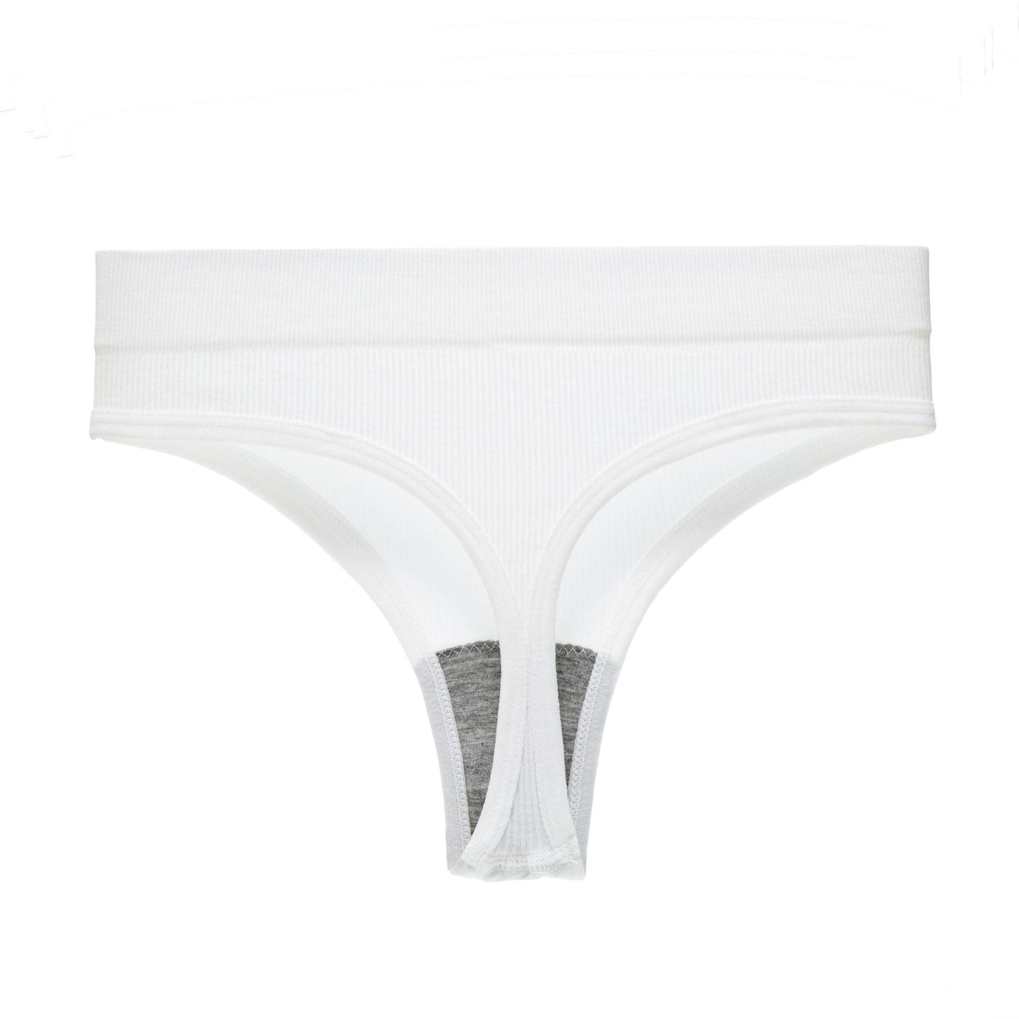 Yoga Seamless Threaded Mid-Low Waist Sexy Cotton Gear Sports Triangle Inner T Panties