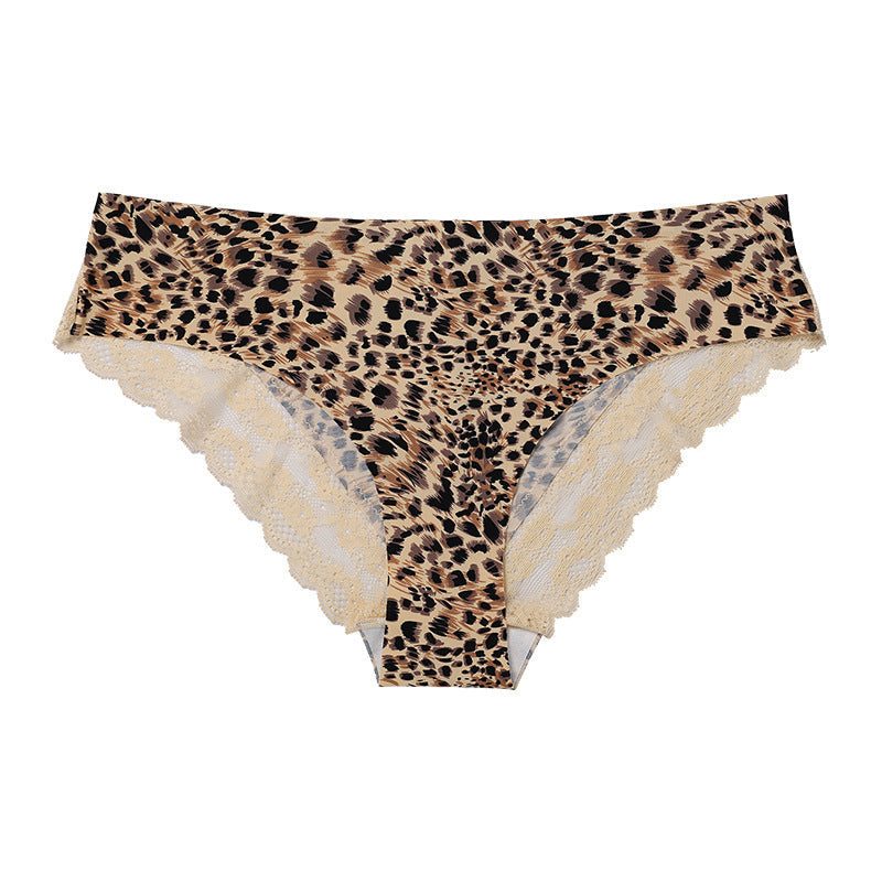 Sexy Lace Edge Low Rise Triangle Panties