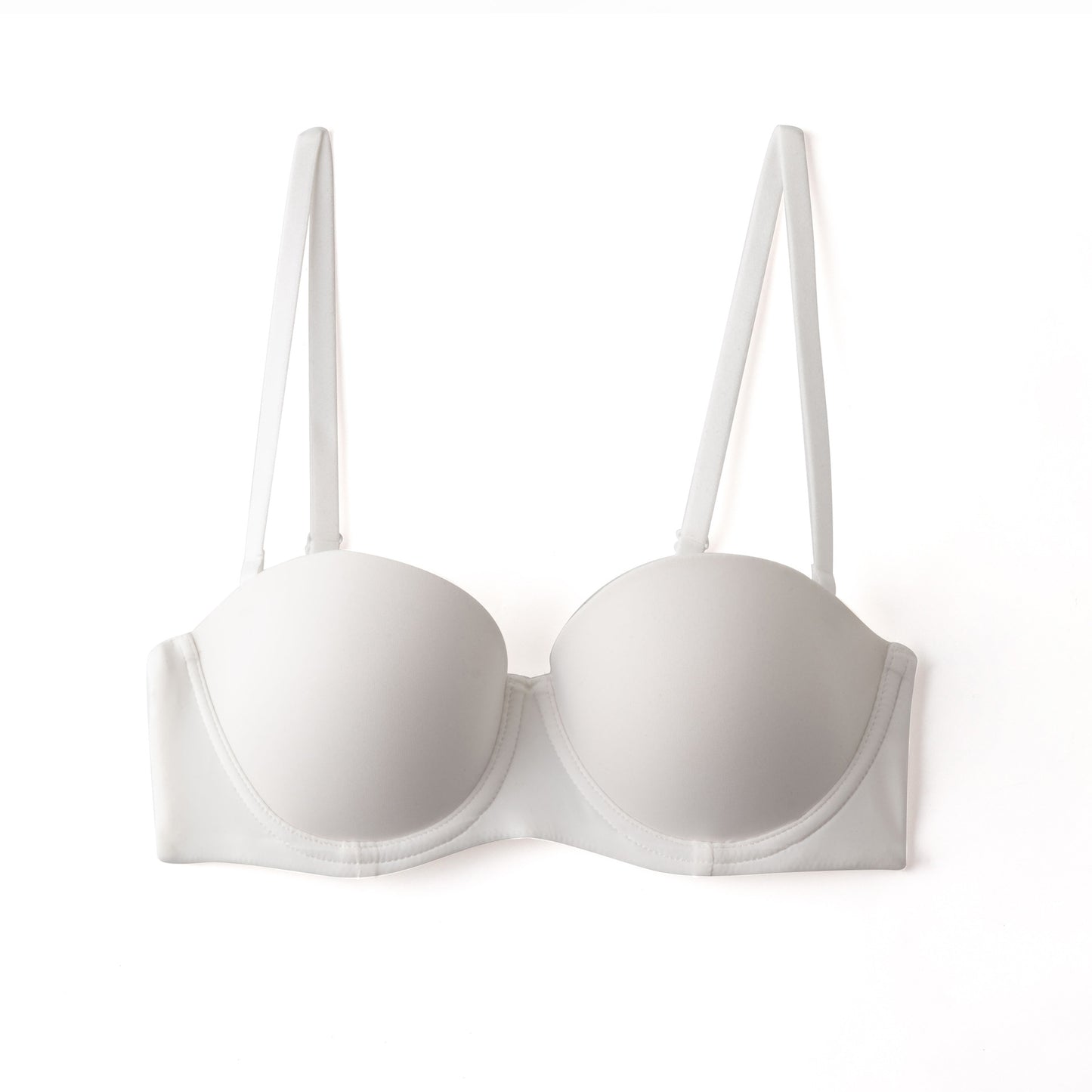 Half Cup Non-marking Gathered Ultra-thin Style Bra