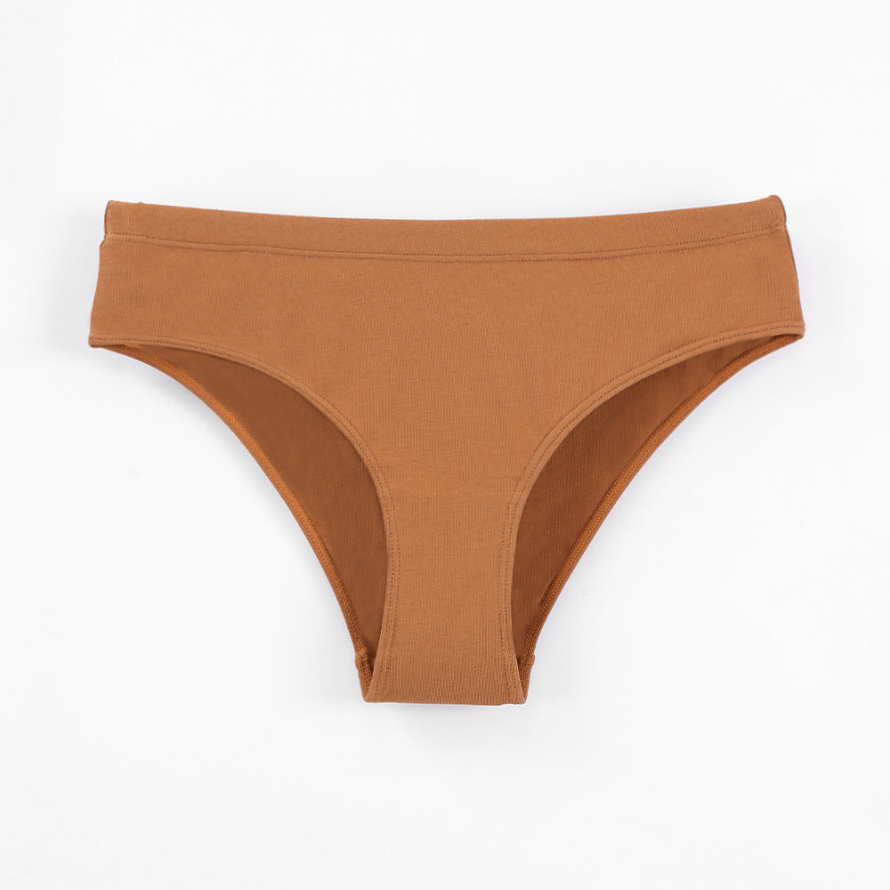Mid Waist Hip Lift Cotton Breathable Comfort Panties