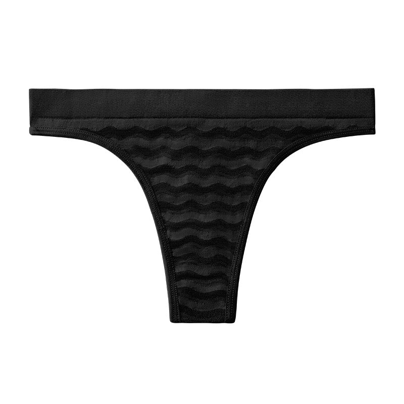 Low Rise Plus Size Comfortable Sports Thong Panties