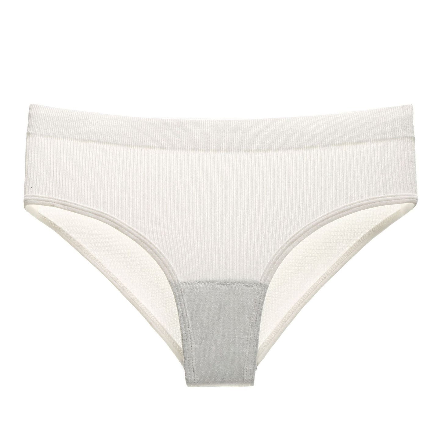 Large Size Mid Waist Sexy Triangle Pants Seamless Fitness Sports Panties