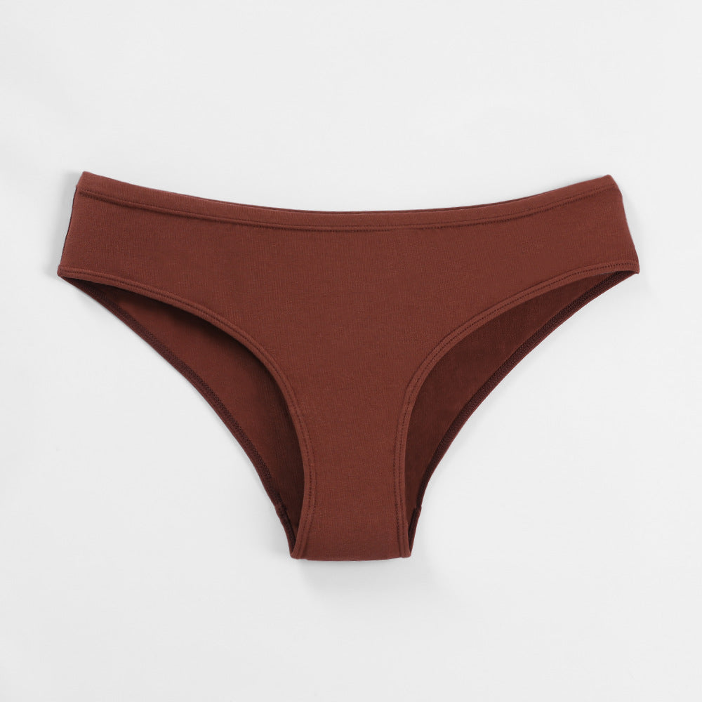 Cotton Low Waist Combed Cotton Comfortable Breathable Triangle Panties