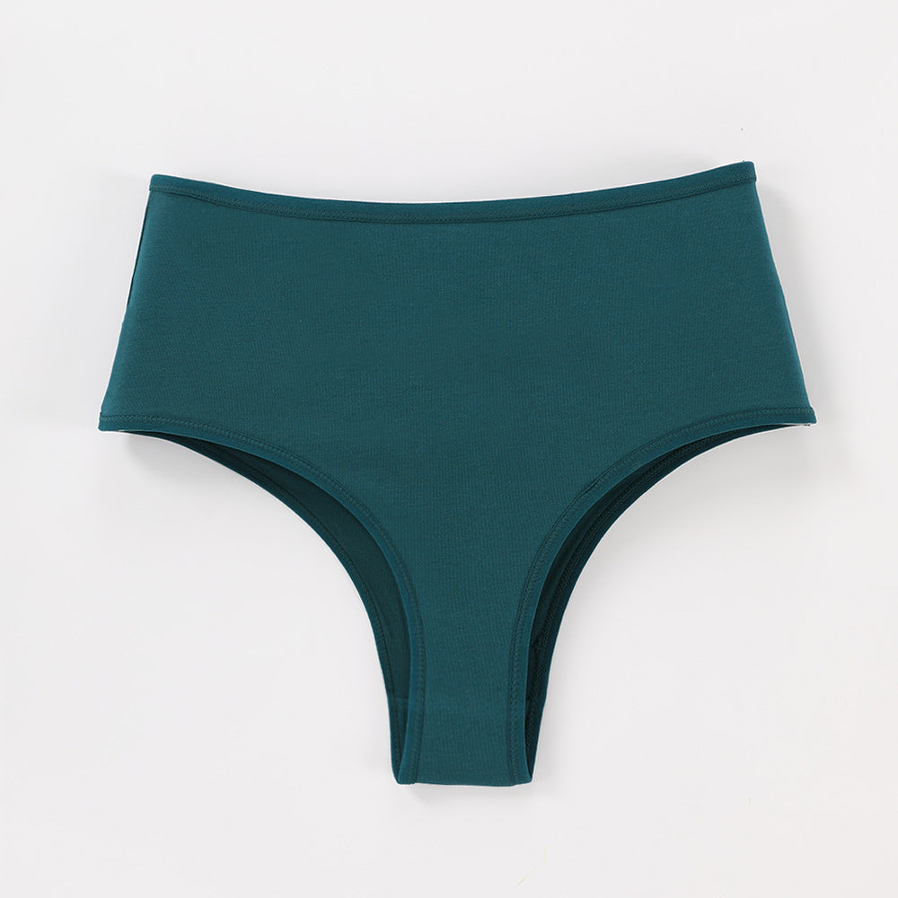 High Waisted Large Size Cotton High Quality Tummy Tightening Triangle Panties
